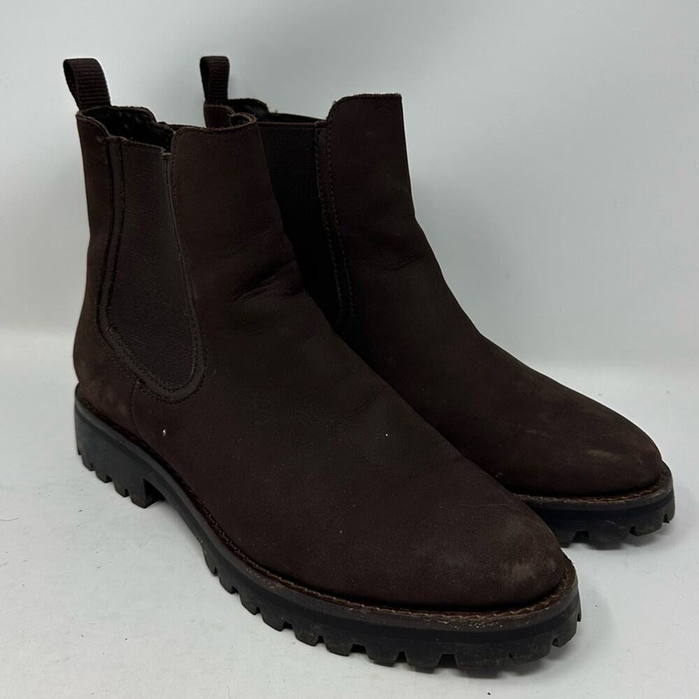 Thursday Boot Company Legend Chelsea Boots Brown Leather Lug Size 8 Truffle